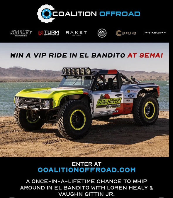 Experience the Ultimate Ride in the Legendary El Bandito Bronco at SEMA 2024